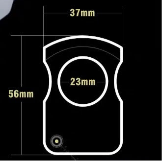 Brass Fist Bumper Knucles Kubaton EDC with Cord