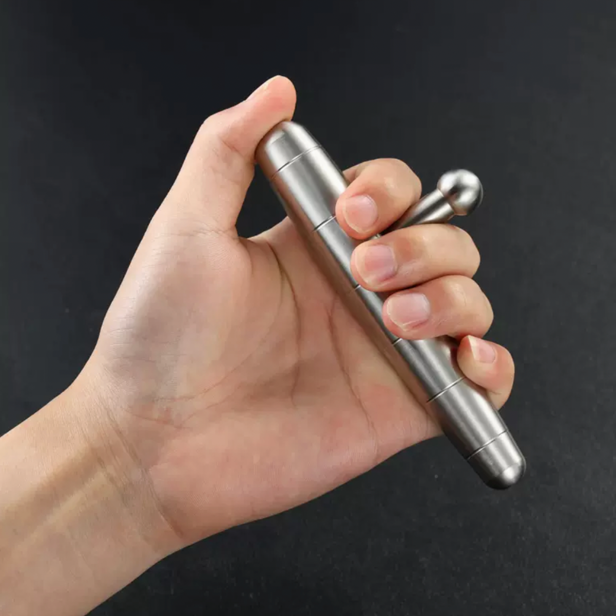 Stainless Steel Blunt Force Kubaton T-Shaped
