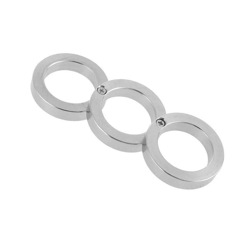 EDC Rotatable Folding Ring Knuckles Fidget Fist Bumper Buckle