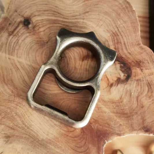 Bro-A Brass Bottle Opener Portable Knuckle Single-Finger EDC