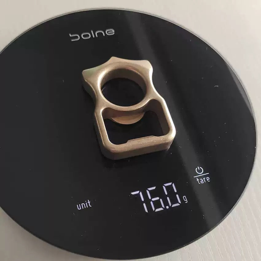 Bro-A Brass Bottle Opener Portable Knuckle Single-Finger EDC