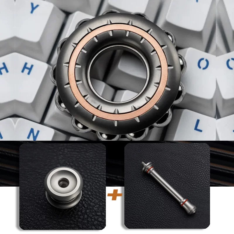 Cyberpunk Spinner Ring - Tactical EDC Fidget Anxiety Relief Ring