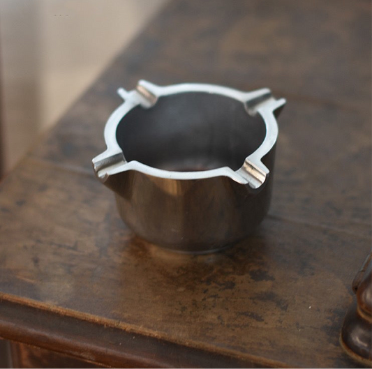 Aluminum Ashtray with 4 Cigarettes Slots