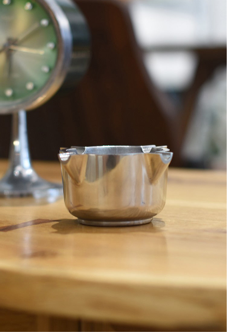 Aluminum Ashtray with 4 Cigarettes Slots