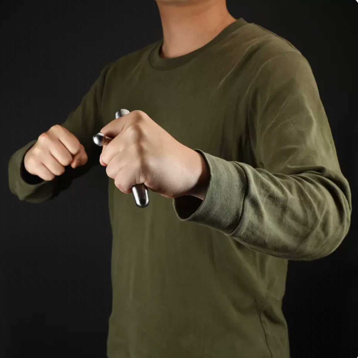 Stainless Steel Blunt Force Kubaton T-Shaped