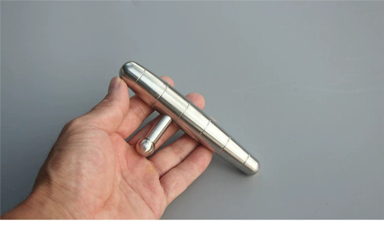 Stainless Steel Blunt Force Kubaton T-Shaped