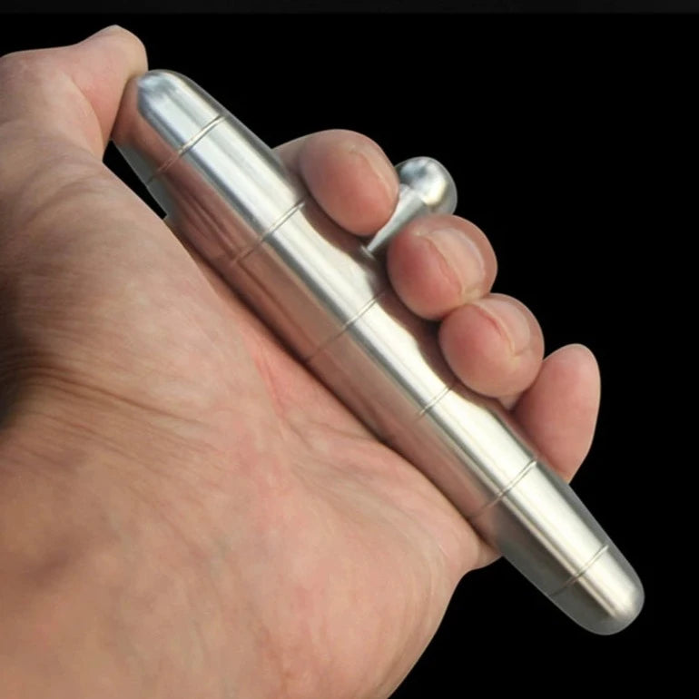 Stainless Steel Blunt Force Kubaton T-Shaped