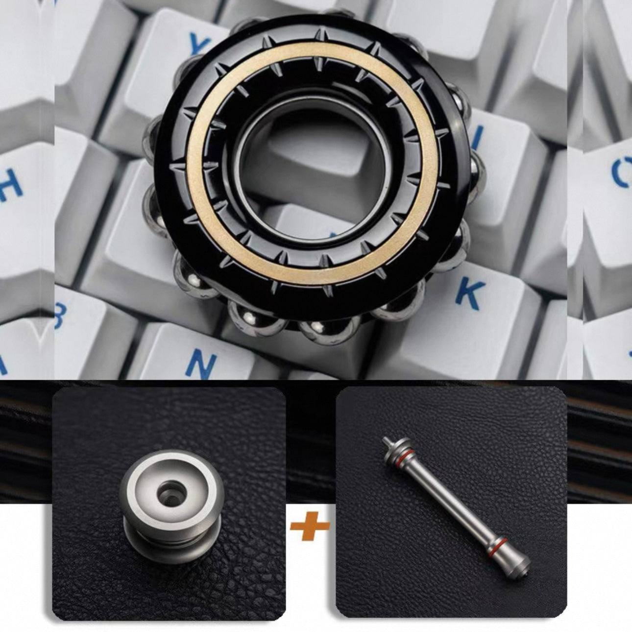 Cyberpunk Spinner Ring - Tactical EDC Fidget Anxiety Relief Ring