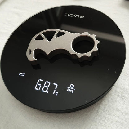 Gukulan TC4 Titanium Bottle Opener Knuckle Kubaton EDC