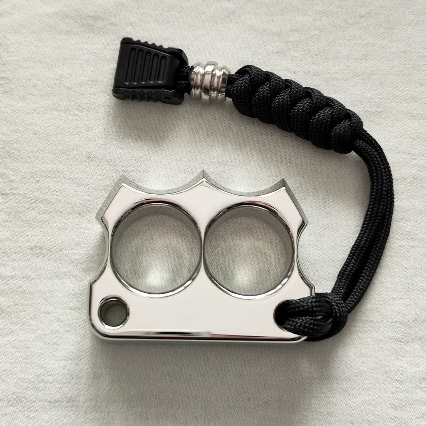 RIPPLE High-Quality Hand-polished Stainless Steel Dual-finger Knuckle Duster EDC Accessory