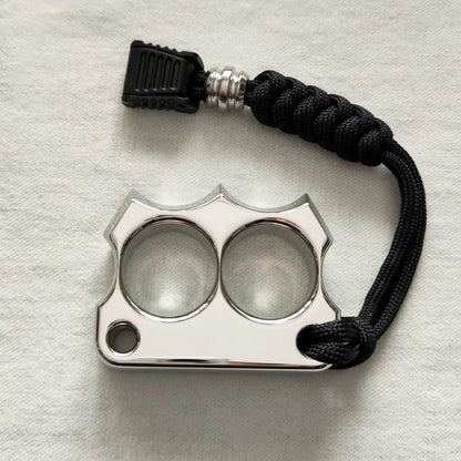 RIPPLE High-Quality Hand-polished Stainless Steel Dual-finger Knuckle Duster EDC Accessory