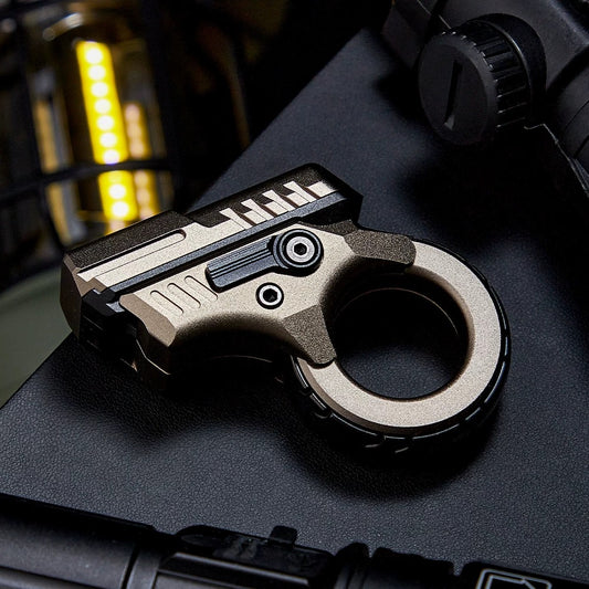 Titanium Magnetic Ratchet Fidget Slider Gen-Z Tech Edition