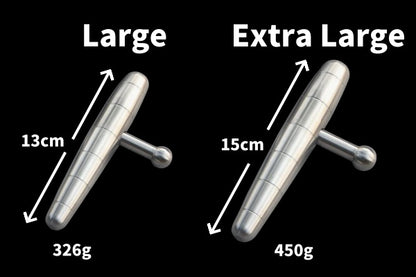 Stainless Steel Blunt Force Kubaton T-Shaped